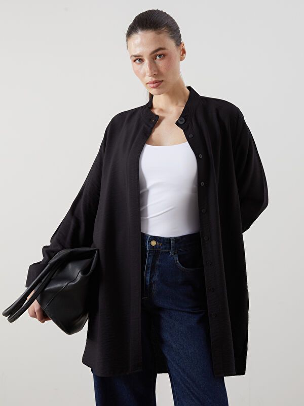 Moudda LC Waikiki - Tunique à manches longues Femme Noir - Tunisie 1