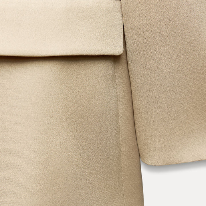 Moudda ZARA - Blazer Satiné Oversize à 1 Bouton - Tunisie 5
