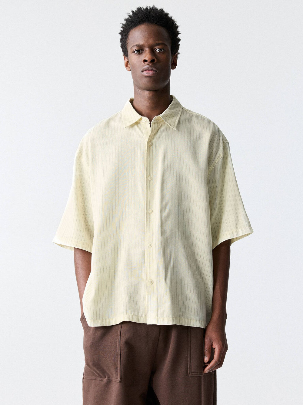 Moudda PULL & BEAR - Chemise - Rayures Jaunes - Tunisie 2