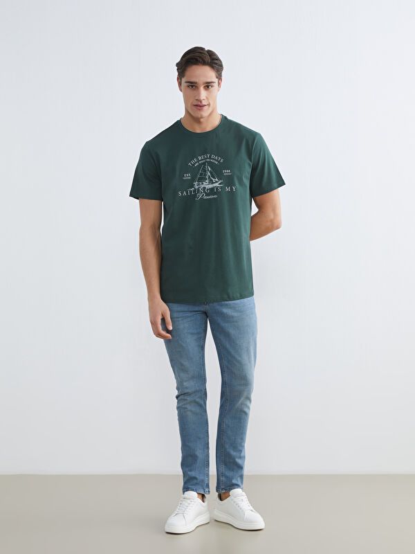 Moudda LC Waikiki - T-shirt imprimé manches courtes en jersey pour Homme - Tunisie 2