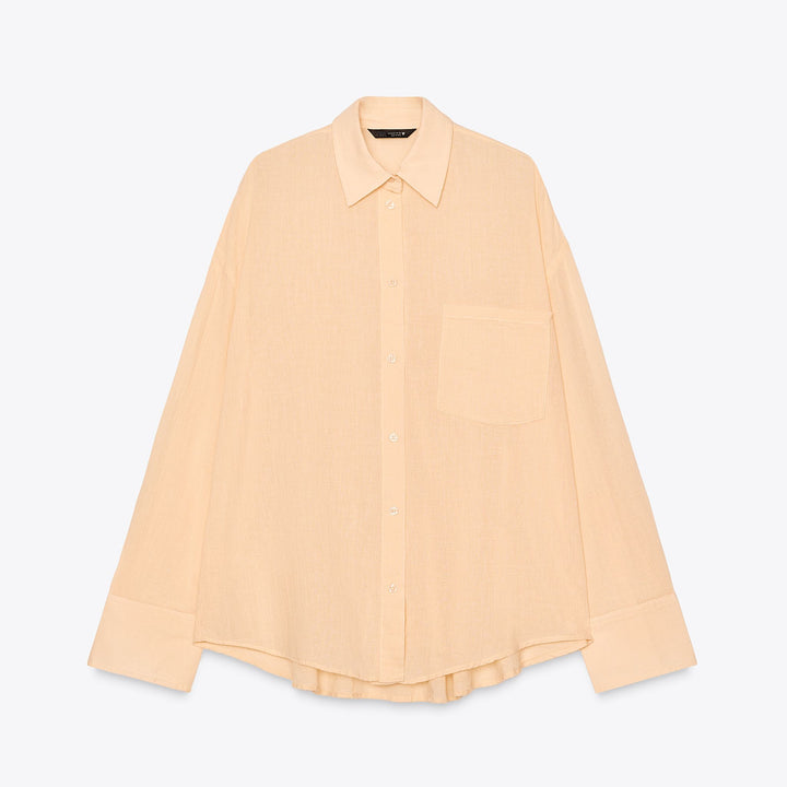 Moudda ZARA - Chemise Oversize Gaze - Poche - Tunisie 1