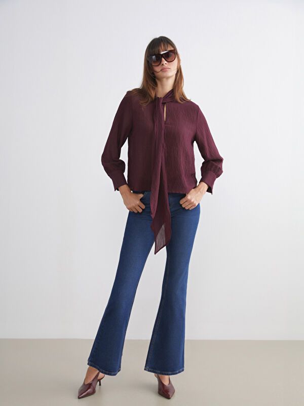 Moudda LC Waikiki - pantalon en jean tissé pour Femmes - Tunisie 1