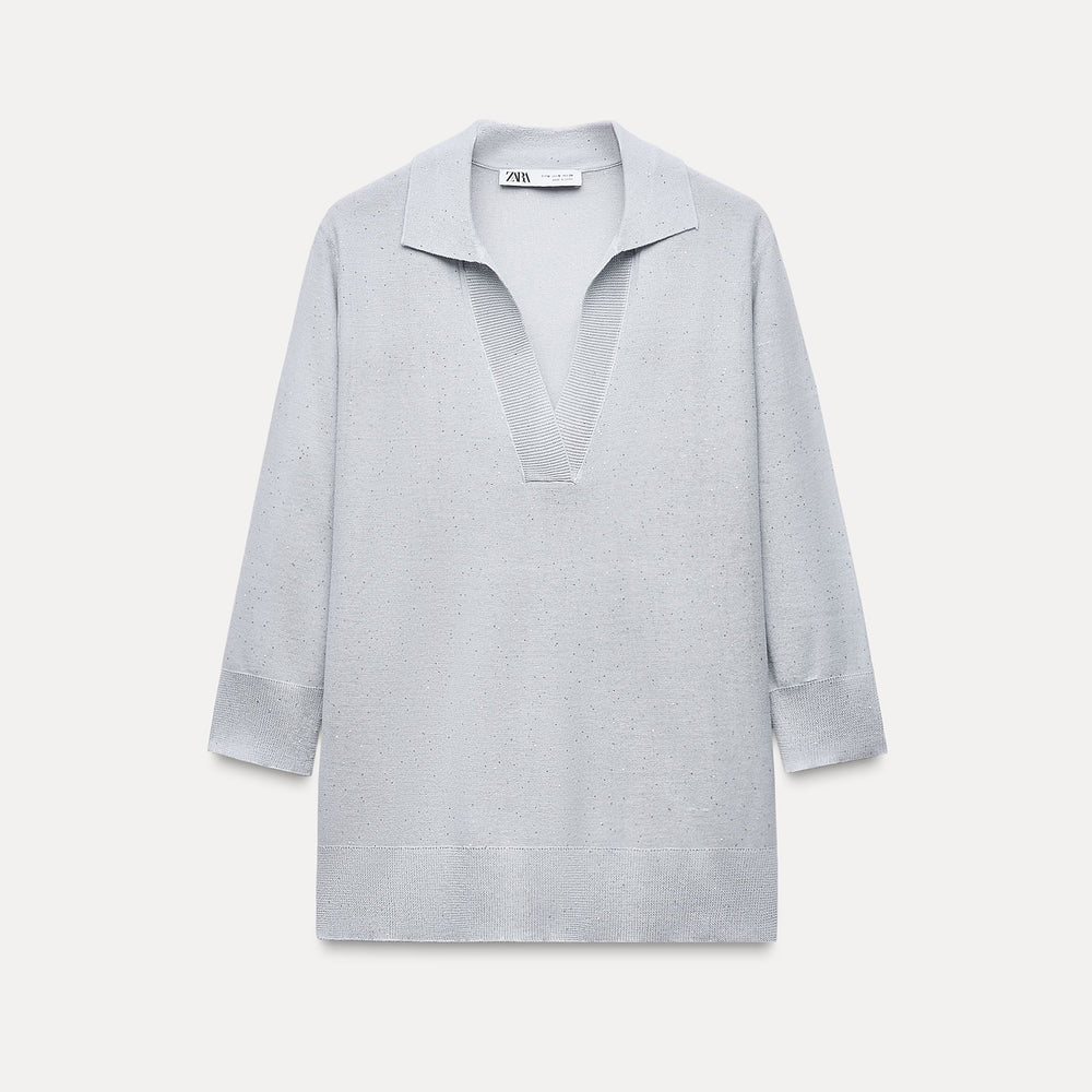 Moudda ZARA - Polo manches 3/4 qualité paillettes - Tunisie 2