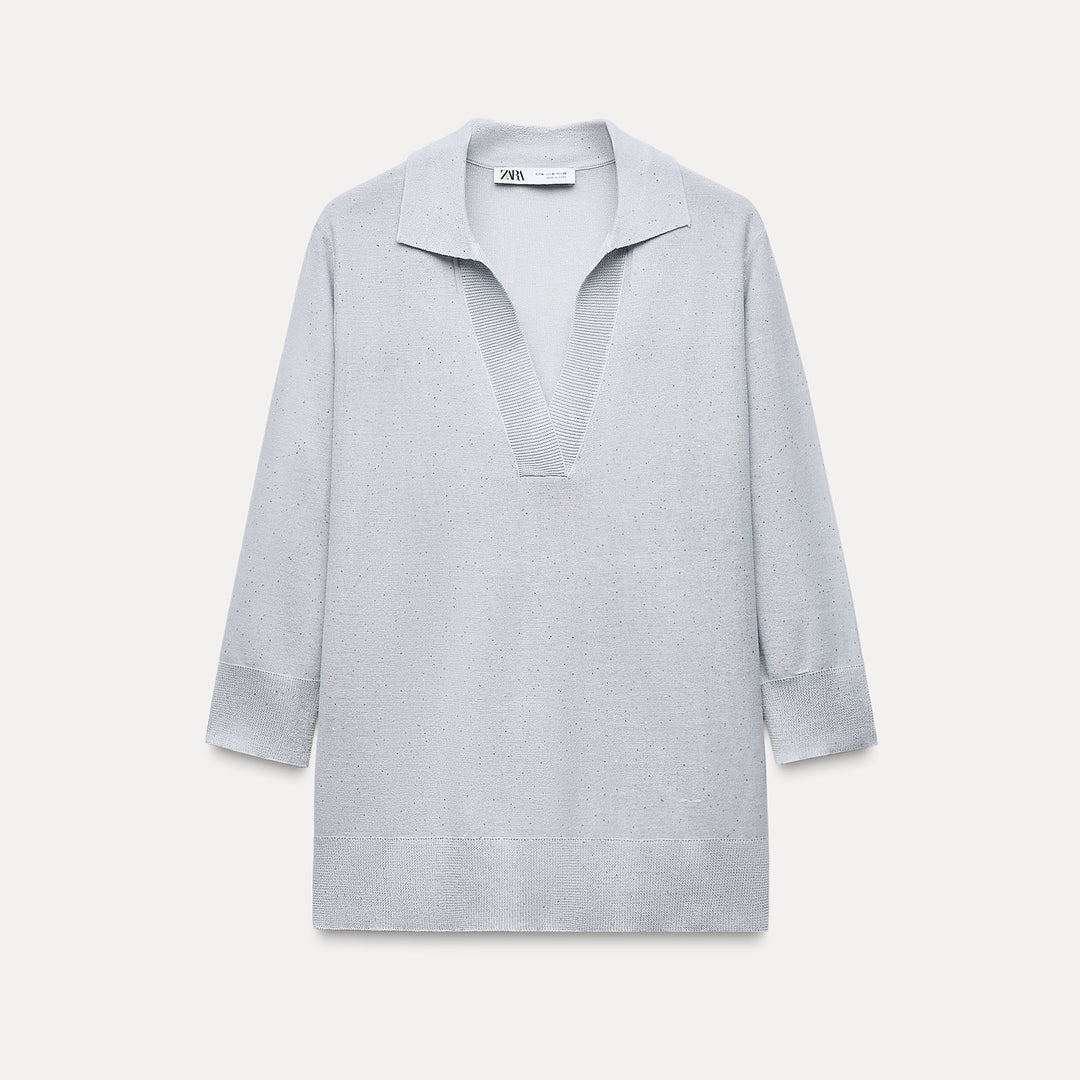 Moudda ZARA - Polo manches 3/4 qualité paillettes - Tunisie 2