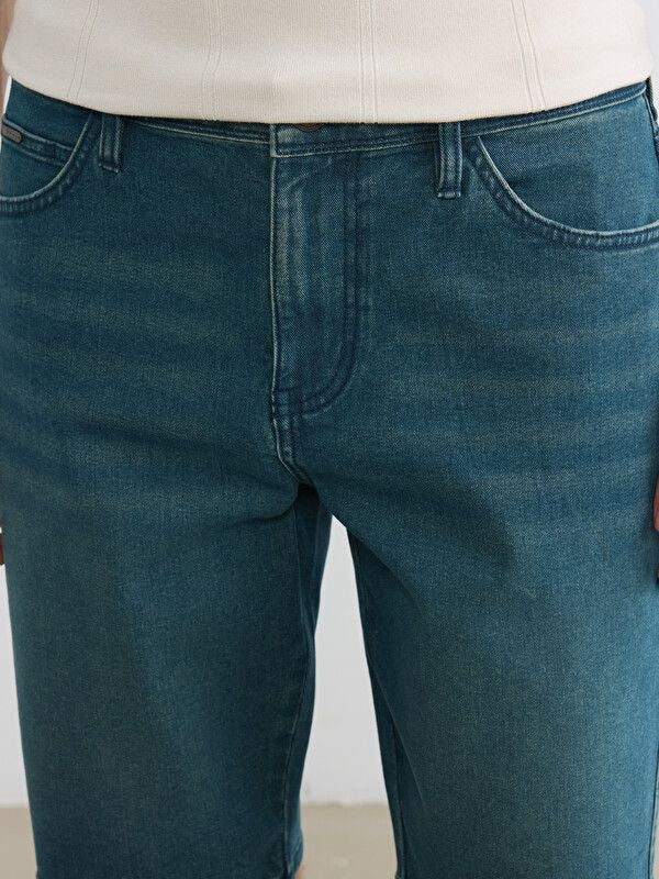 Moudda LC Waikiki - Bermuda en denim pour Homme couleur Rodeo vert - Tunisie 3