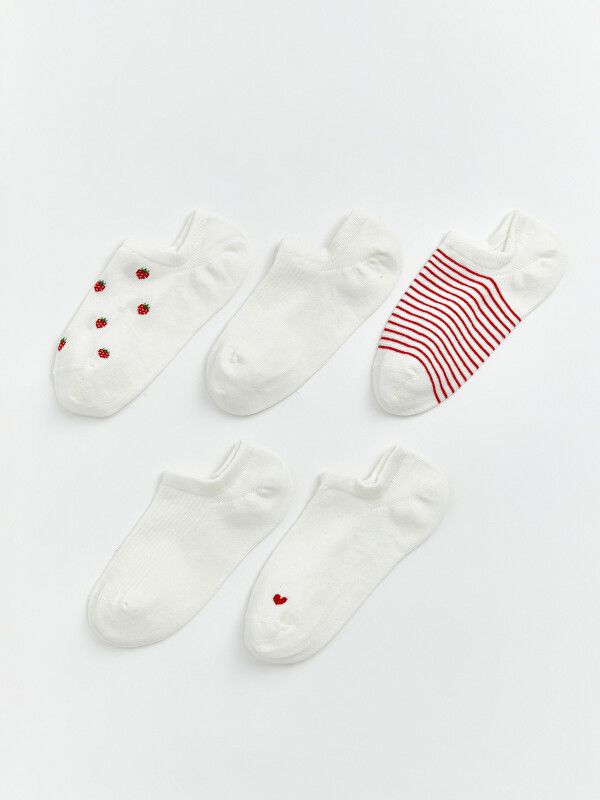 Moudda LC Waikiki - Chaussettes sneaker pour Femme couleur Écru - Tunisie 1