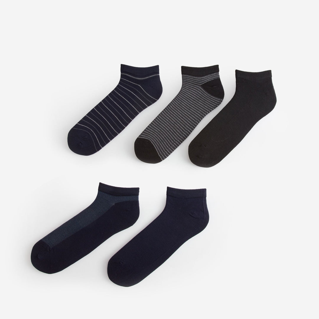 Moudda LC Waikiki - Chaussettes pour sneakers Homme Fil mélangé teint - Tunisie 1