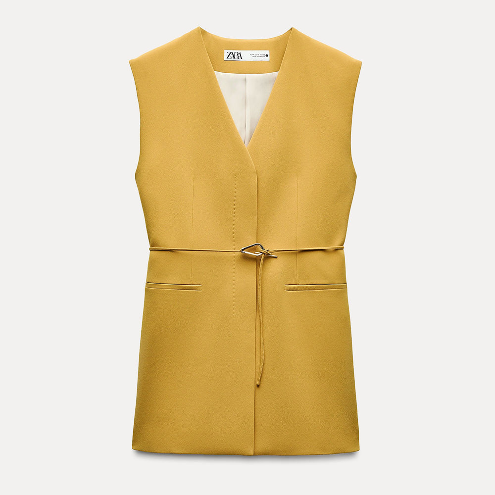 Moudda ZARA - Combinaison 546 gilet ceinturé boucle dorée - Tunisie 2