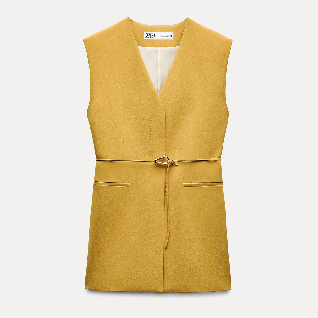 Moudda ZARA - Combinaison 546 gilet ceinturé boucle dorée - Tunisie 2