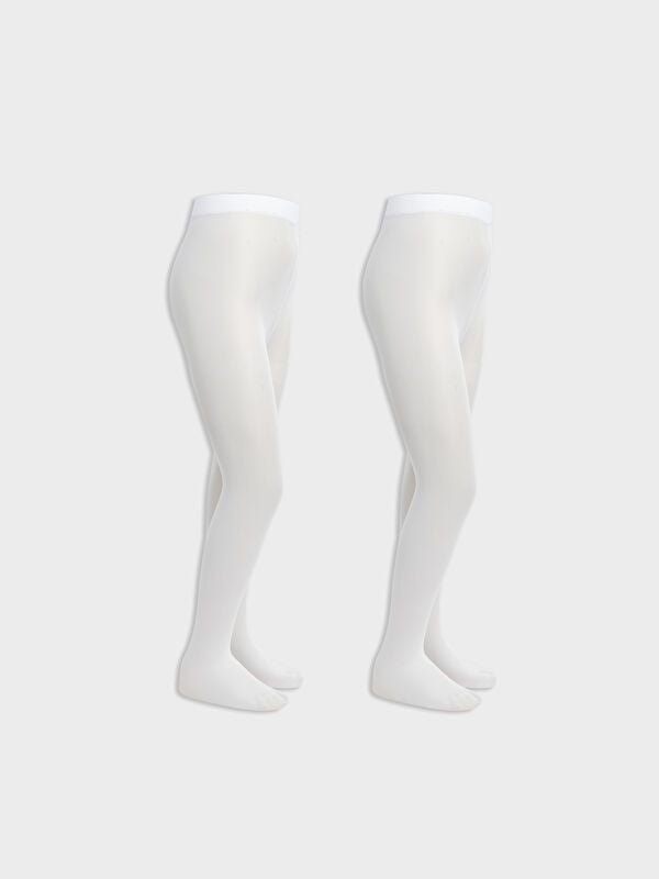 Moudda LC Waikiki - Collants fins Fille Blanc brillant - Tunisie 1