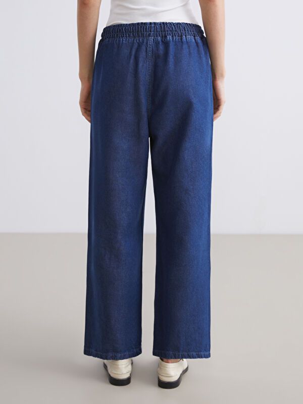 Moudda LC Waikiki - Pantalon jean tissé basique Femme Rodéo noir - Tunisie 4