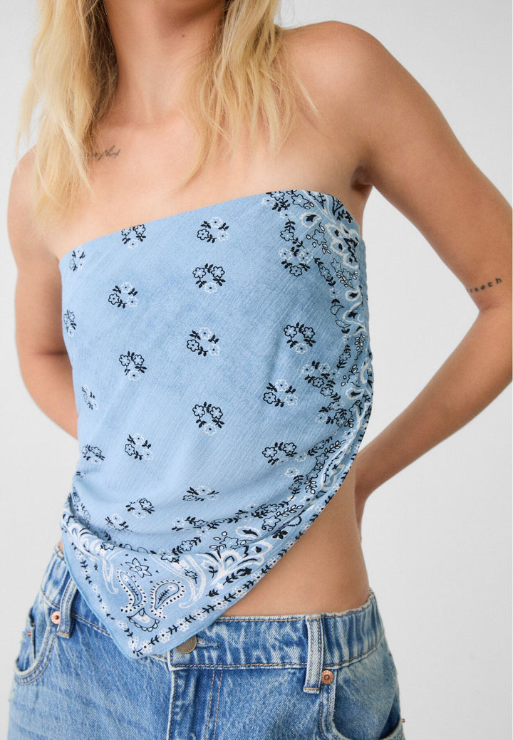Moudda STRADIVARIUS - Top Bustier avec Foulard - Tunisie 4