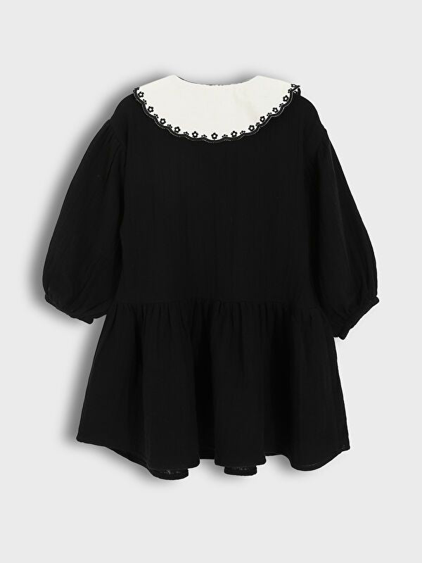 Moudda LC Waikiki - Robe en jersey manches longues Fille Noir - Tunisie 2