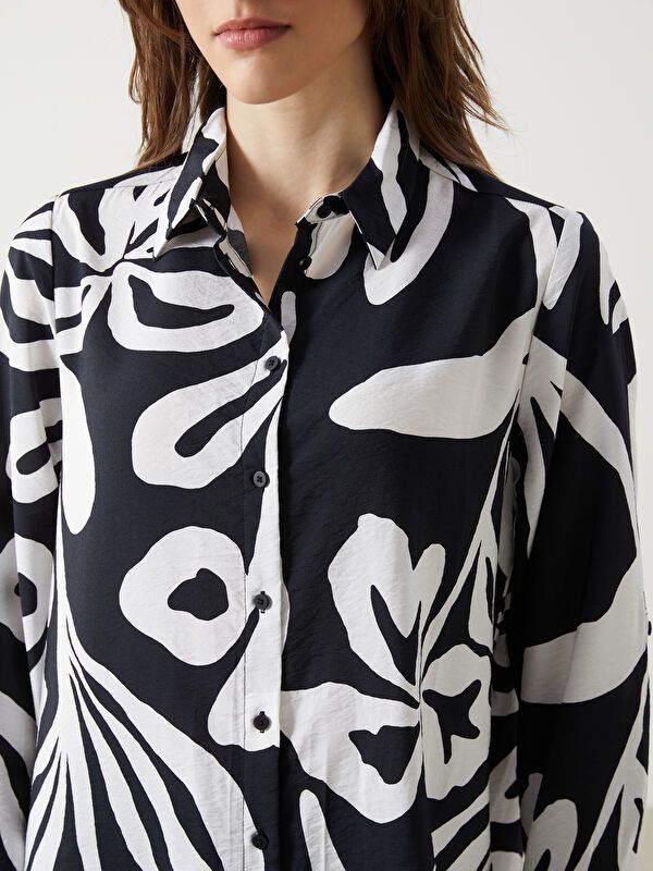 Moudda LC Waikiki - Tunique imprimée tissée cv à manches longues pour Femmes - Tunisie 3