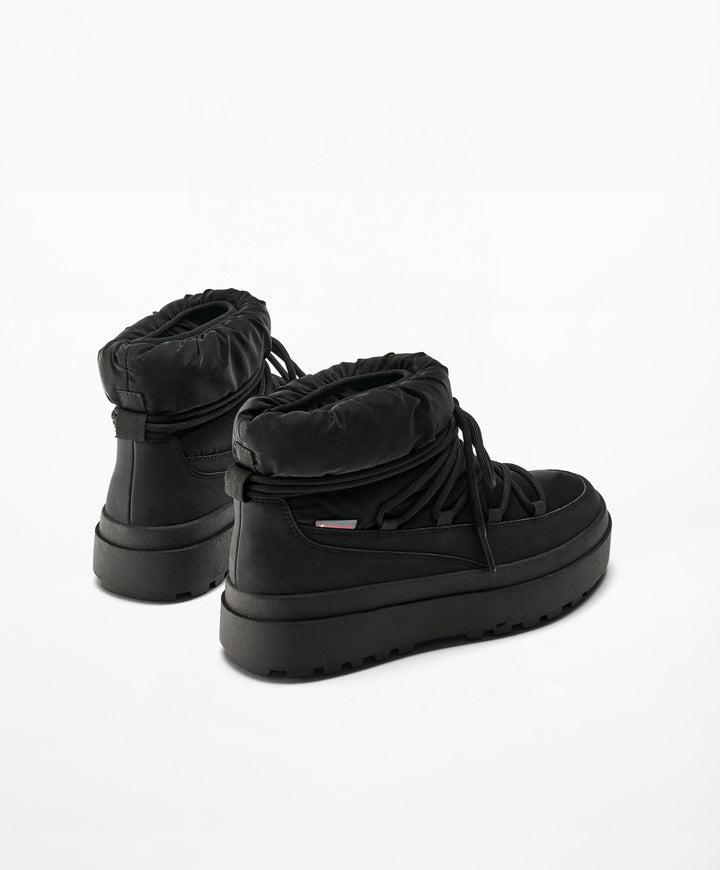 Moudda Oysho - Mini Bottes Après-Ski Nylon - Lacée - Tunisie 6