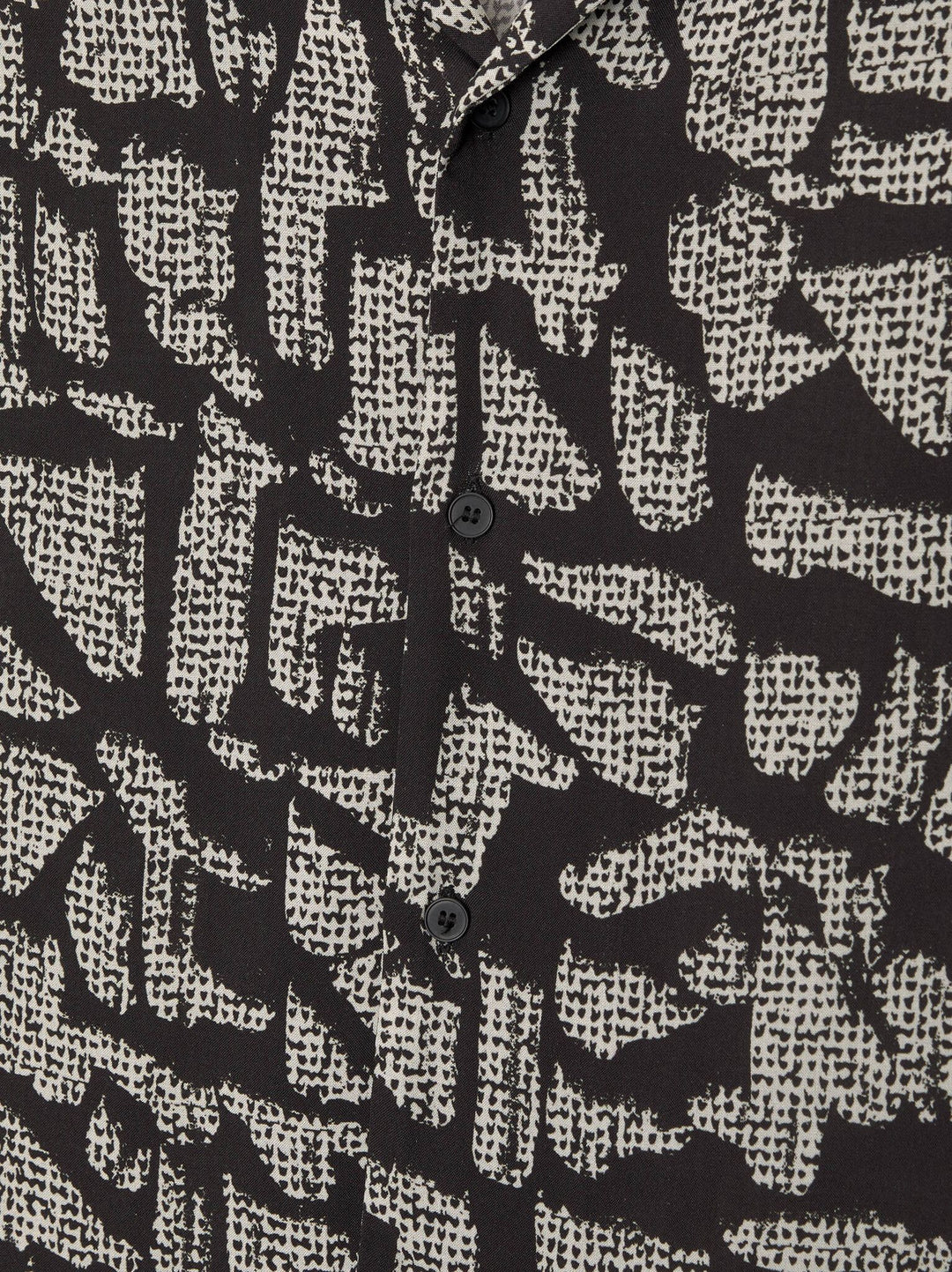 Moudda PULL & BEAR - Chemise Demi-Manches B&W Imprimé Fancy Stripe Noir - Tunisie 7