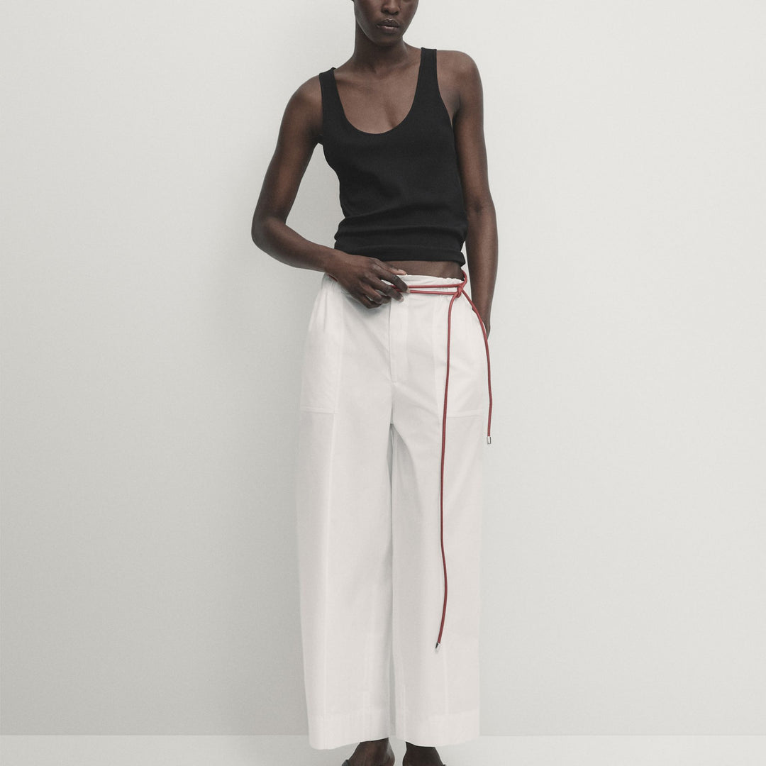 Moudda Massimo Dutti - Pantalon ample élastique carpenter - Tunisie 7