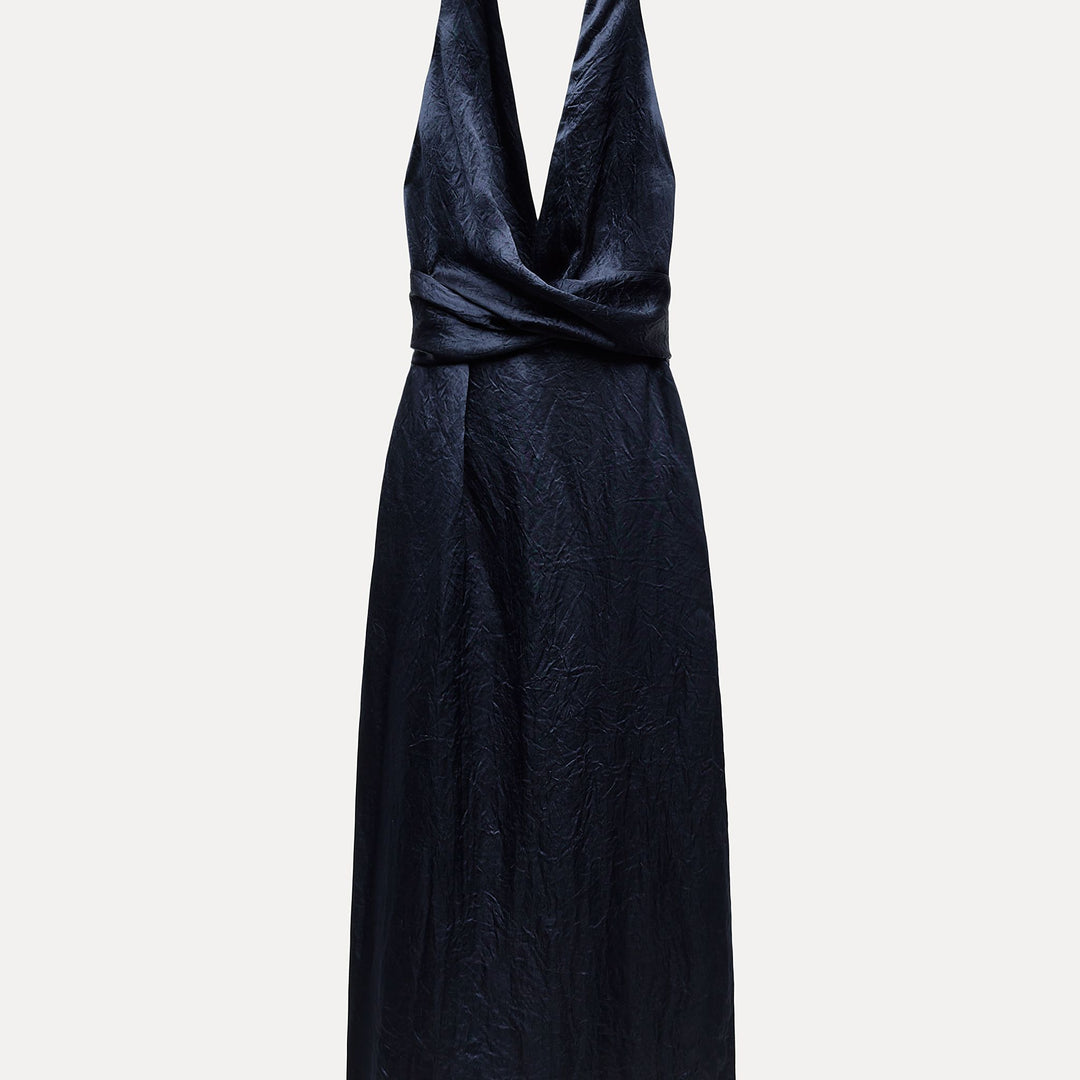 Moudda ZARA - Robe longue col licou satin - Tunisie 7