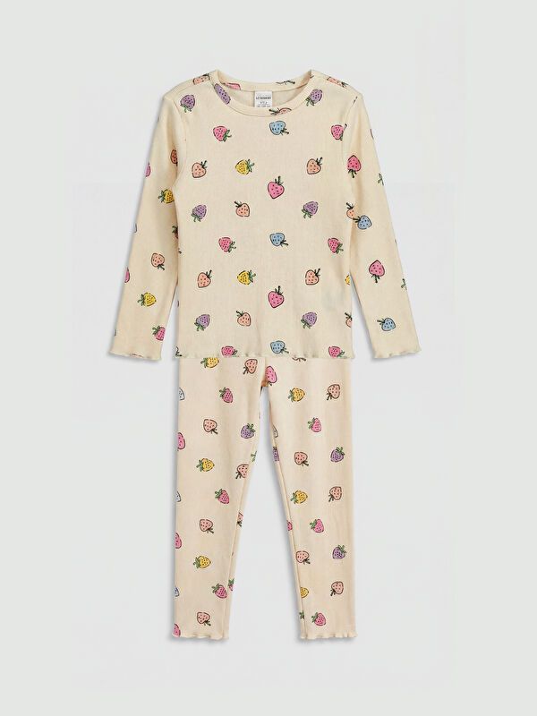 Moudda LC Waikiki - Pyjama manches longues en jersey mi-saison pour Fille - Tunisie 2