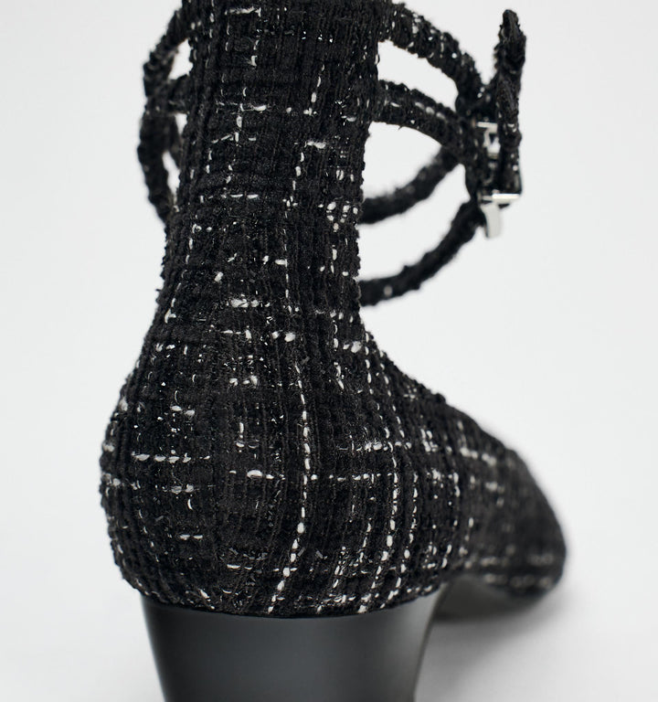 Moudda ZARA - Chaussures talon moyen tweed - Tunisie 5