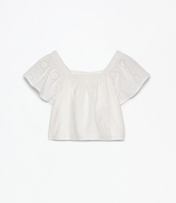 Moudda Lefties - Top Broderie Suisse - Fille - Tunisie 2