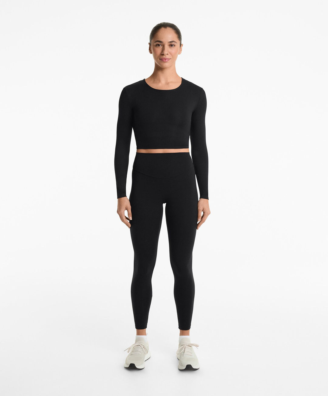 Moudda Oysho - T-Shirt Manches Longues Crop Comfortlux - Twist Dos - Tunisie 2