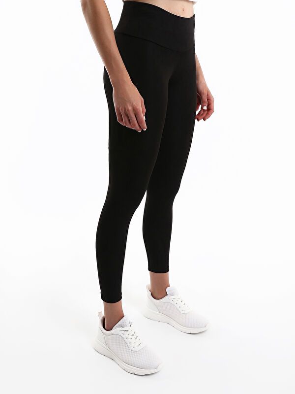 Moudda LC Waikiki - Legging jersey sport Femme Noir - Tunisie 4