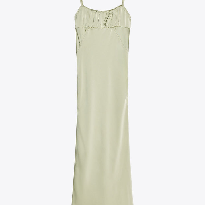 Moudda ZARA - Robe Lingerie Longue - Satin & Fronces - Tunisie 1