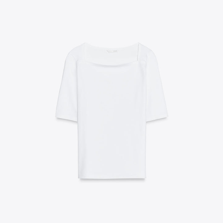 Moudda ZARA - T-Shirt - Coton/Élasthanne & Encolure Carrée - Tunisie 1