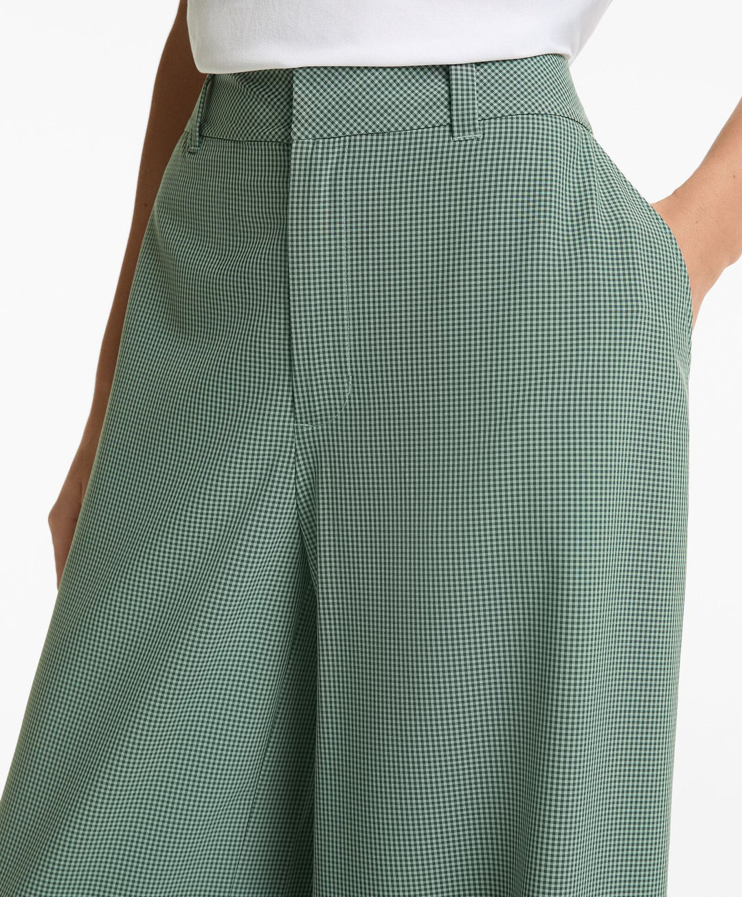 Moudda Oysho - Pantalon Long Golf Wide - Vichy - Tunisie 5
