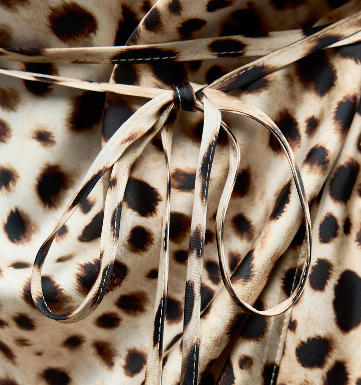 Moudda ZARA - Set ZW. top fines bretelles nœuds imprimé animalier - Tunisie 3