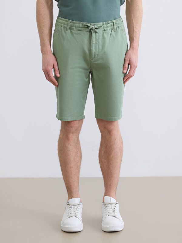 Moudda LC Waikiki - Bermuda en tissu pour Homme couleur Menthe - Tunisie 2