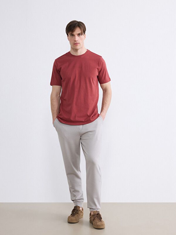 Moudda LC Waikiki - T-shirt imprimé manches courtes en jersey pour Homme couleur Rouge terne - Tunisie 2