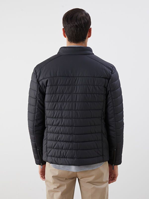 Moudda LC Waikiki - Manteau PU lourd Homme Noir - Tunisie 5