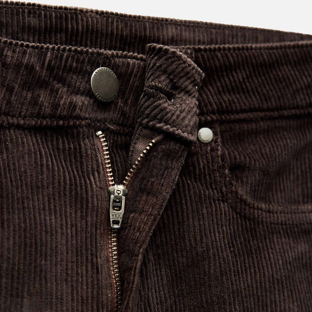 Moudda ZARA - Jean bootcut contour marron sergé - Tunisie 4