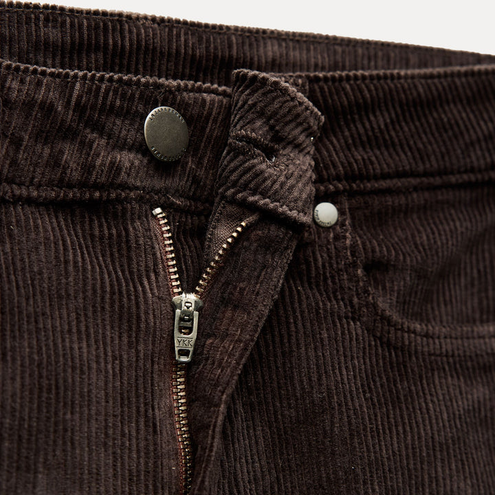 Moudda ZARA - Jean bootcut contour marron sergé - Tunisie 4