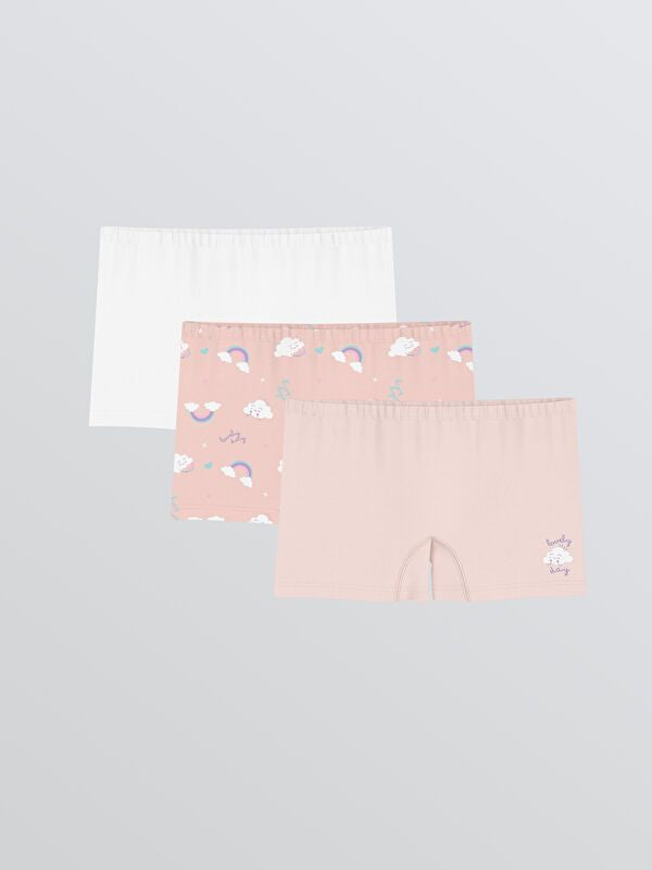 Moudda LC Waikiki - Boxer jersey Fille Imprimé rose - Tunisie 1