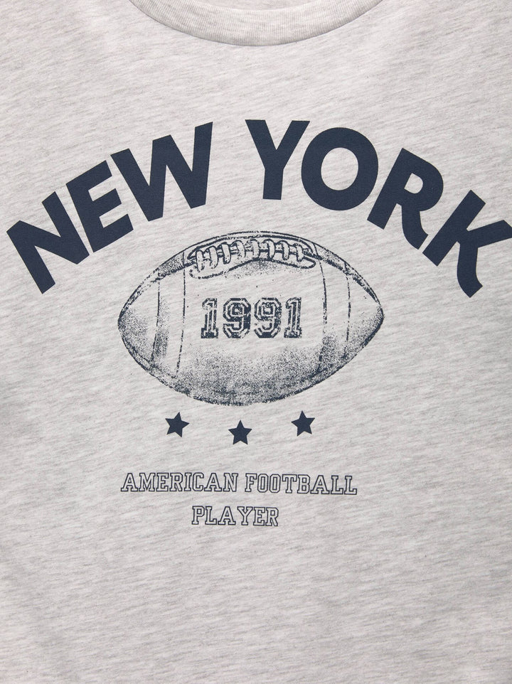 Moudda PULL & BEAR - Body Graphique Sport Gris - Tunisie 3