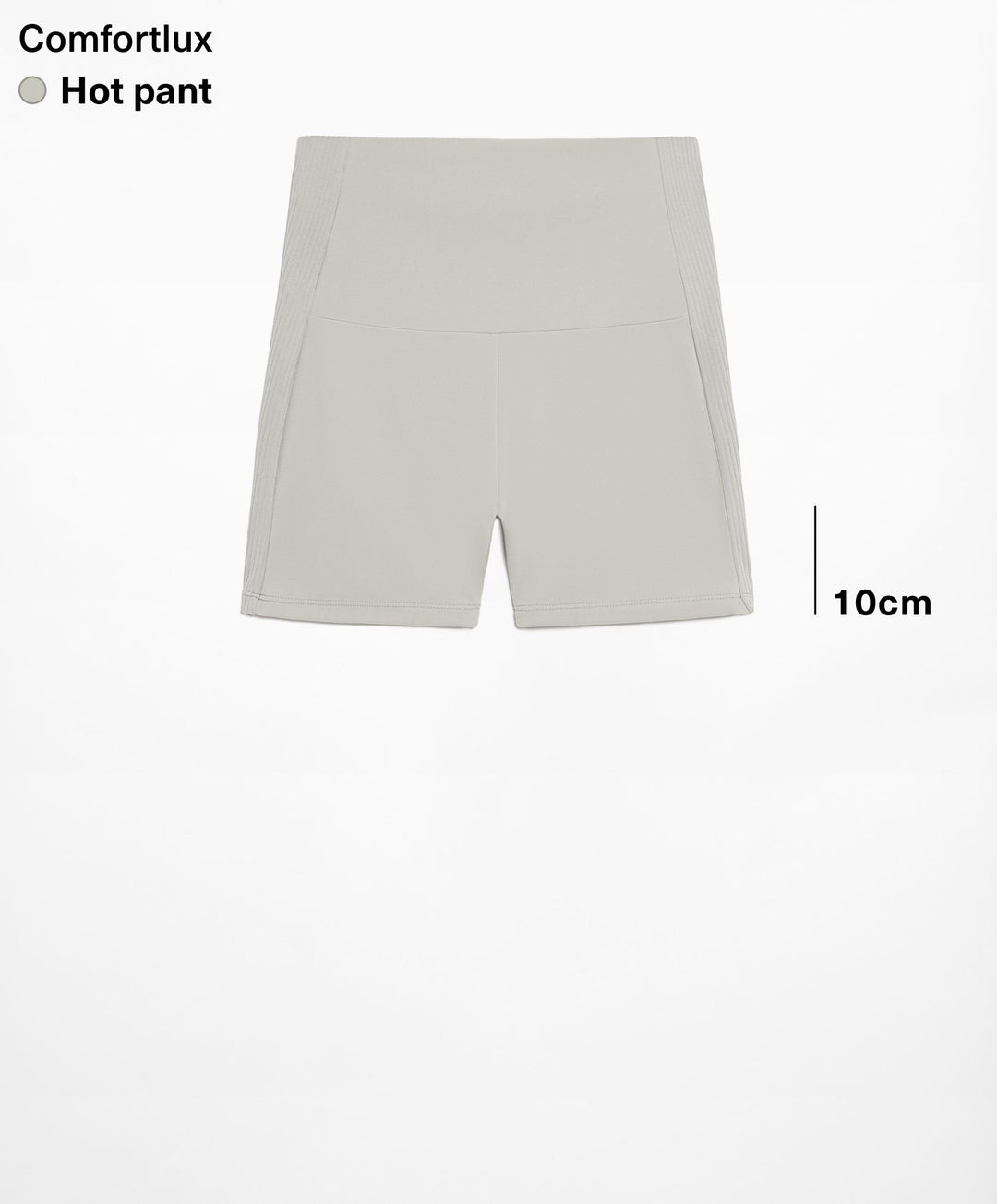 Moudda Oysho - Legging Comfortlux Hotpants Taille Haute Blocs Côtelés Doublé - Tunisie 2