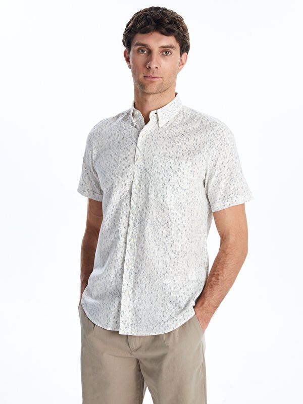 Moudda LC Waikiki - Chemise manches courtes en tissu pour Homme - Tunisie 1