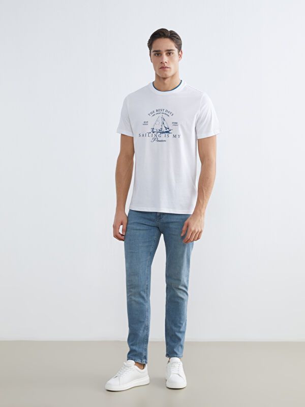 Moudda LC Waikiki - T-shirt imprimé manches courtes en jersey pour Homme - Tunisie 2