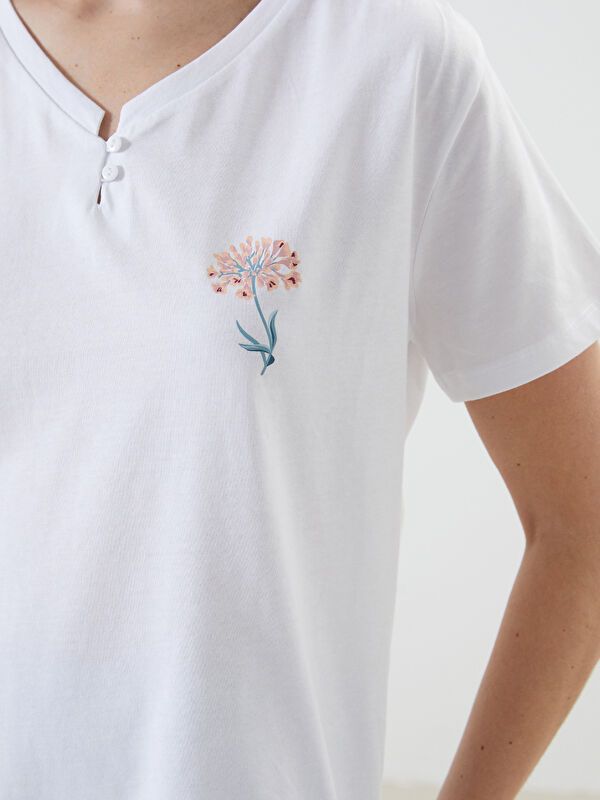 Moudda LC Waikiki - Pyjama en jersey à manches courtes pour Femmes - Tunisie 3