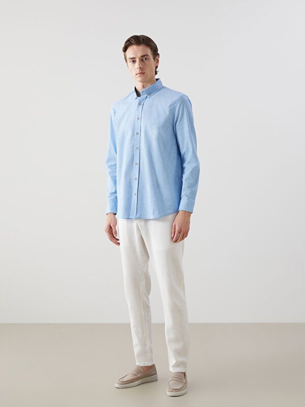 Moudda LC Waikiki - Chemise tissée à manches longues pour Hommes - Tunisie 2