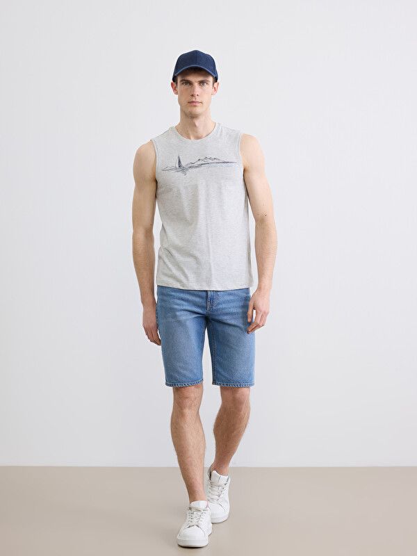 Moudda LC Waikiki - Débardeur en jersey pour Homme couleur  Pierre chiné - Tunisie 2