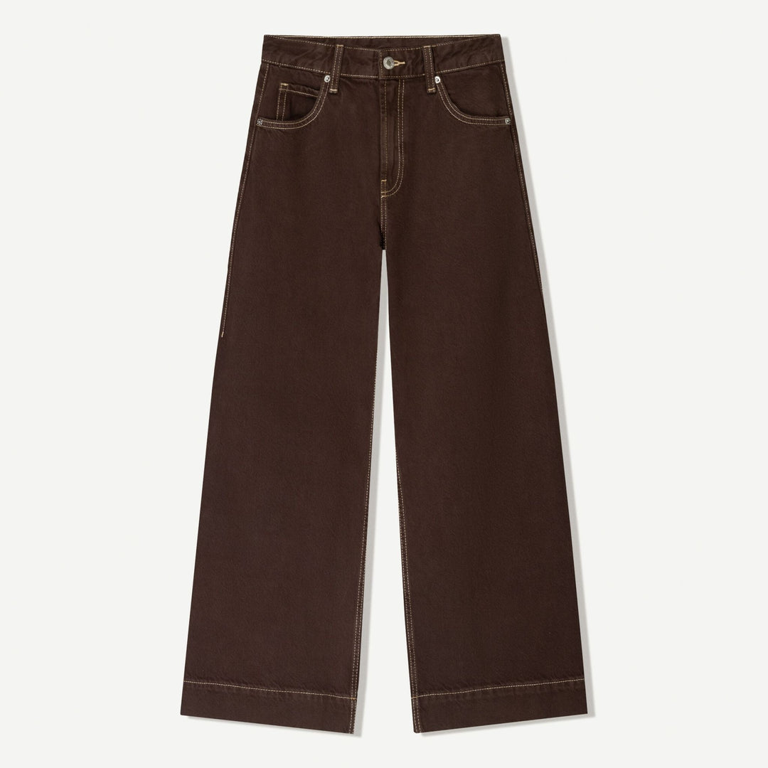 Moudda BERSHKA - Jean Denim Wide - Cropped - Tunisie 1