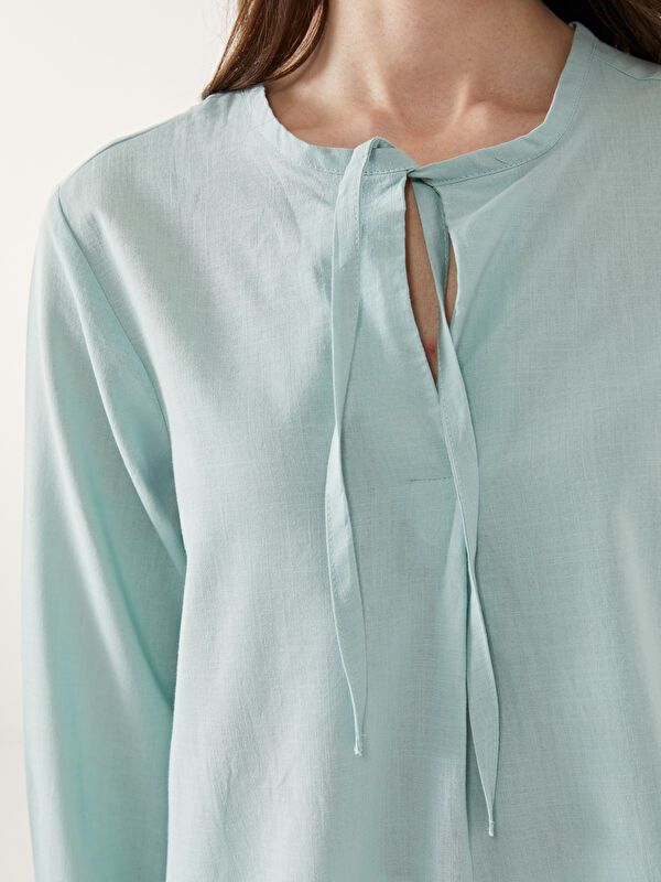 Moudda LC Waikiki - Chemise tissée cv à manches longues pour Femmes - Tunisie 3