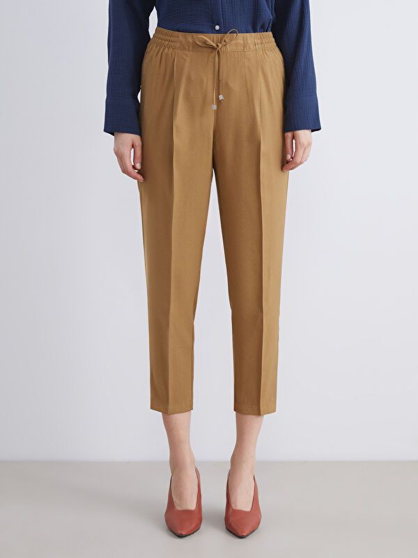 Moudda LC Waikiki - Pantalon tissé fin Femme Brun - Tunisie 2