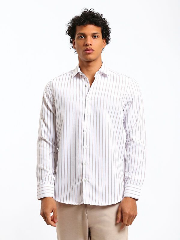 Moudda LC Waikiki - Chemise tissée à manches longues pour Hommes - Tunisie 1
