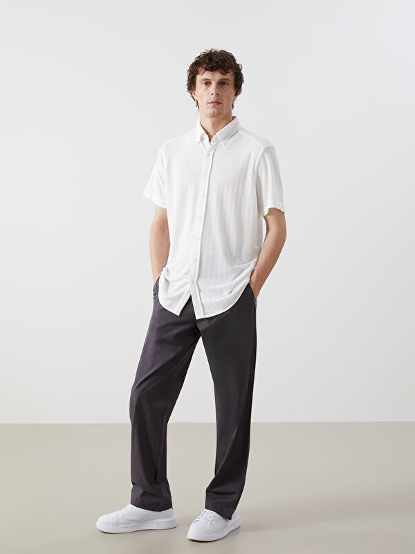 Moudda LC Waikiki - Pantalon chino tissé basique léger pour Hommes - Tunisie 1