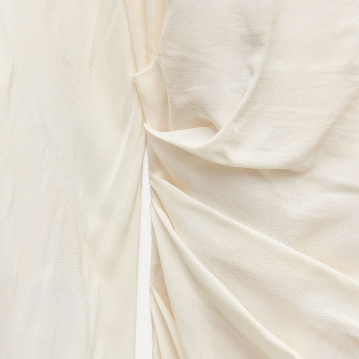 Moudda ZARA - Robe mi-longue imprimée liserés décolleté dos volant - Tunisie 4